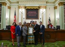 Native American Caucus Honorees & Floor Ceremony