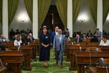 Native American Caucus Honorees & Floor Ceremony