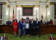 Native American Caucus Honorees & Floor Ceremony