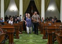 Native American Caucus Honorees & Floor Ceremony