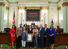 Native American Caucus Honorees & Floor Ceremony