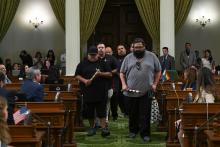 Native American Caucus Honorees & Floor Ceremony