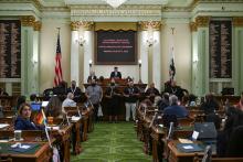 Native American Caucus Honorees & Floor Ceremony