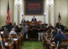 Native American Caucus Honorees & Floor Ceremony