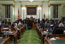 Native American Caucus Honorees & Floor Ceremony