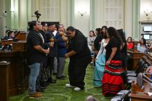 Native American Caucus Honorees & Floor Ceremony